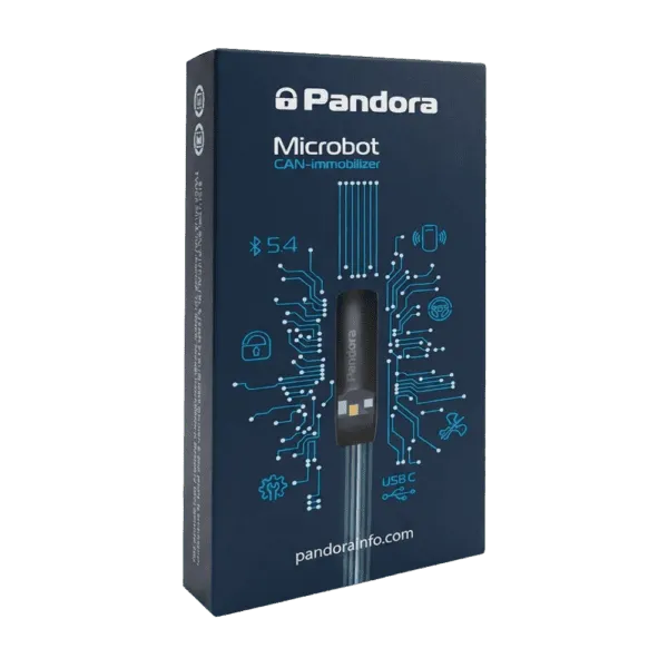 Pandora Microbot CAN immobiliser retail packaging